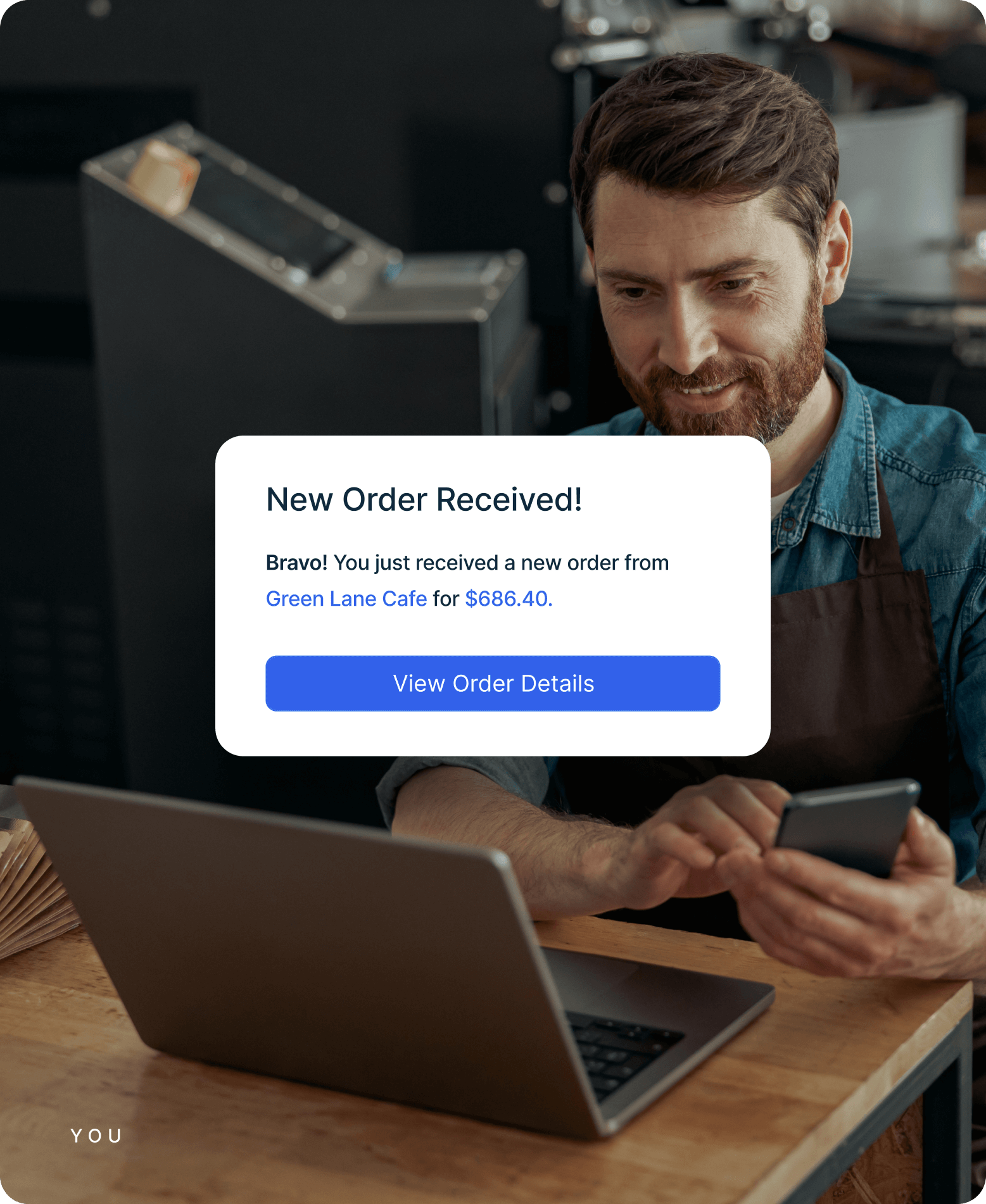 Order received, ready to dispatch